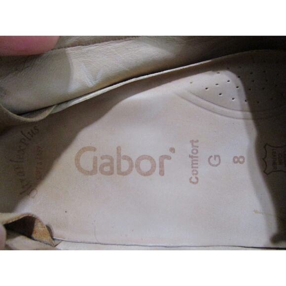 Gabor Brown Leather Square Toe Slip On Comfort Loafers Shoes Men Size 8 US - Picture 10 of 10